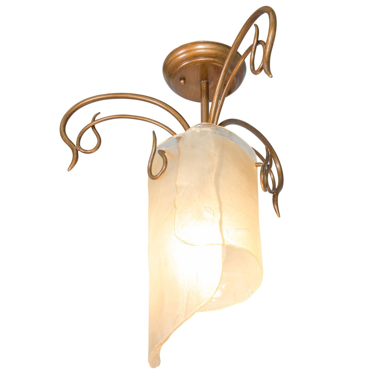 Varaluz 126S01HO Soho 1-Light Ceiling Mount in Hammered Ore Questions & Answers