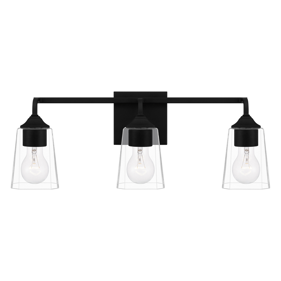 Quoizel THO8622MBK Thoresby 3-Light Bath in Matte Black Questions & Answers